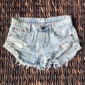 ONE TEASPOON Bandits Jean Short in Le Homme